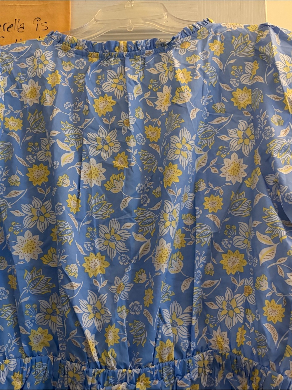 Ann Taylor Blue Floral Ruffle Peplum Blouse - Picture 10 of 10